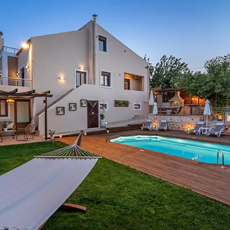 Villa Ellovos With Private Pool Rethymno  Exterior photo